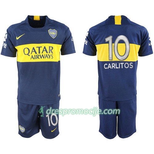 Boca Juniors Dres Carlitos 10 Dječji Domaći 2018/19 Kratkih Rukava Boca Juniors Dres Carlitos 10 Dječji Domaći 2018/19 Kratkih Rukava